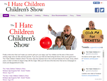 Tablet Screenshot of ihatechildren.com